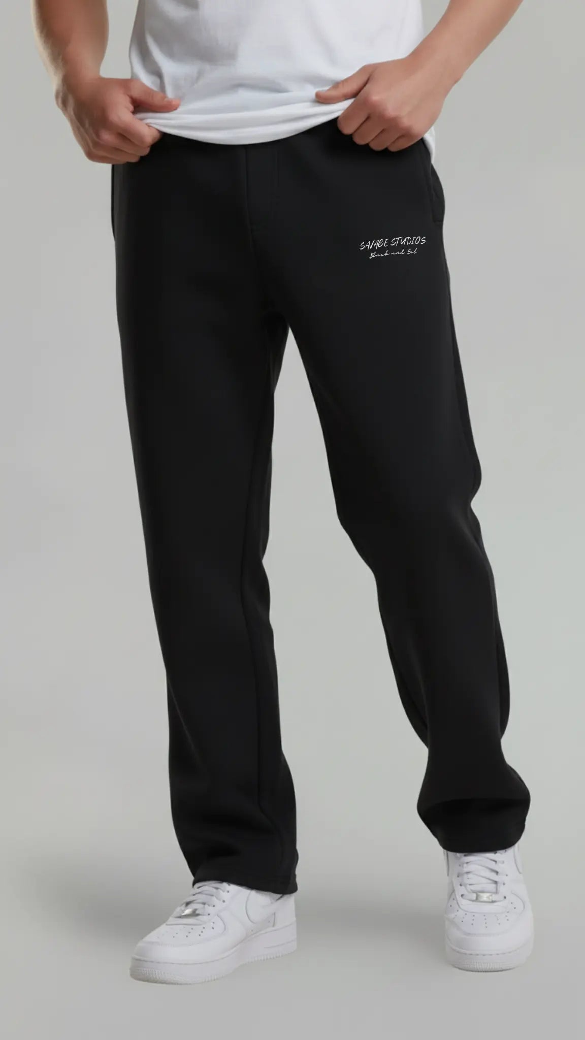 Savage Studios - pants BLACK AND SOL
