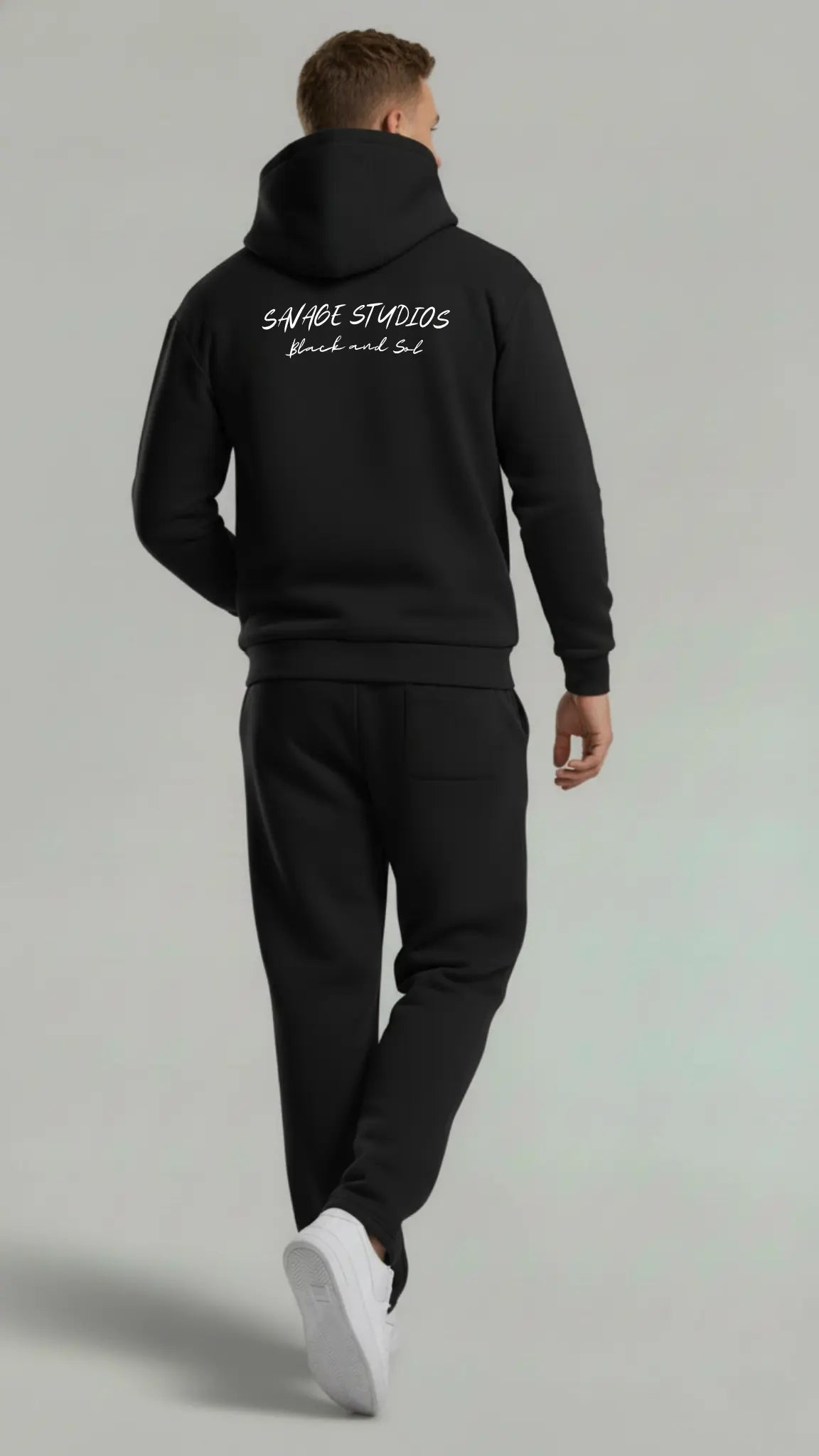 Savage Studios - Sweatsuit BLACK AND SOL