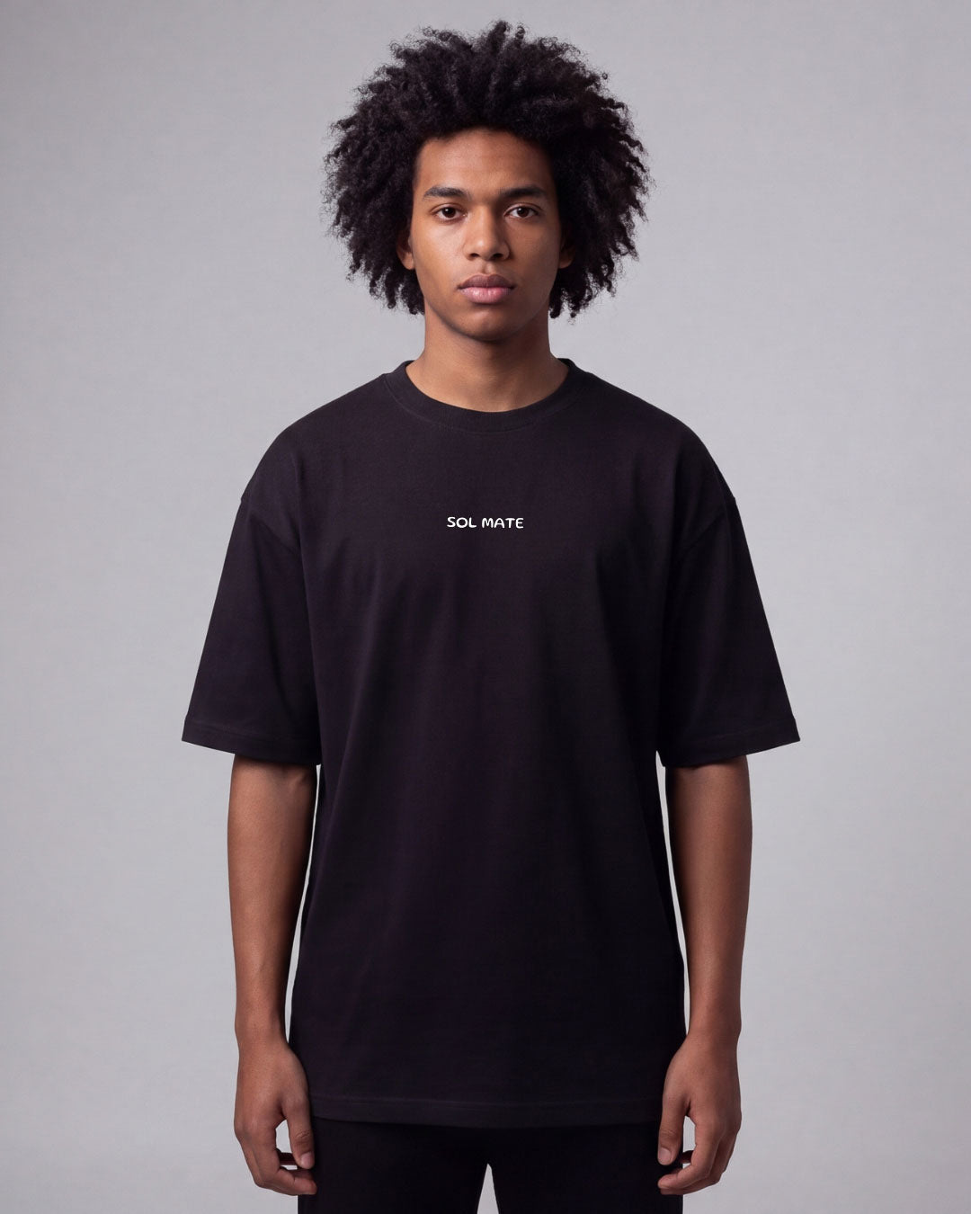 Sol mate - Heavy Oversized BLACK AND SOL